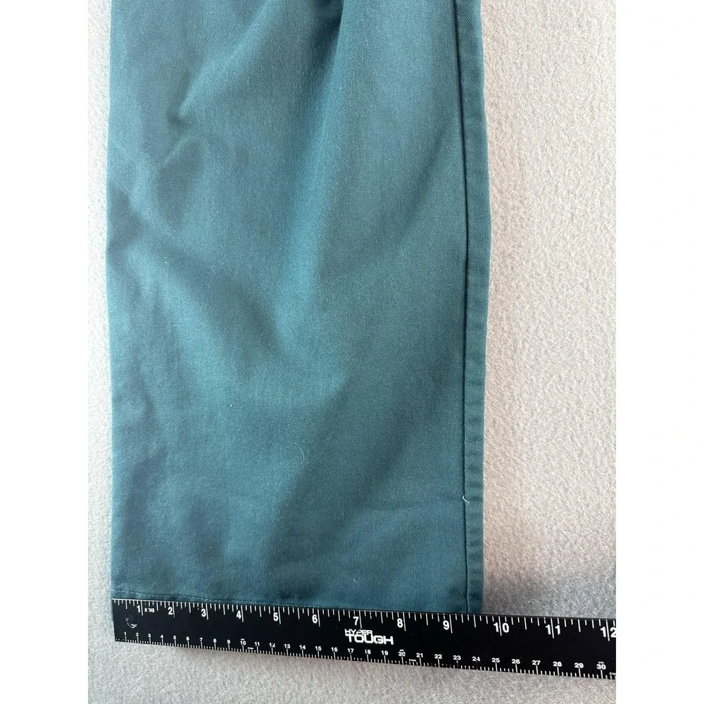 Dickies Flex Skateboarding Pants Mens 36x32 Green Relaxed Fit Chino Casual